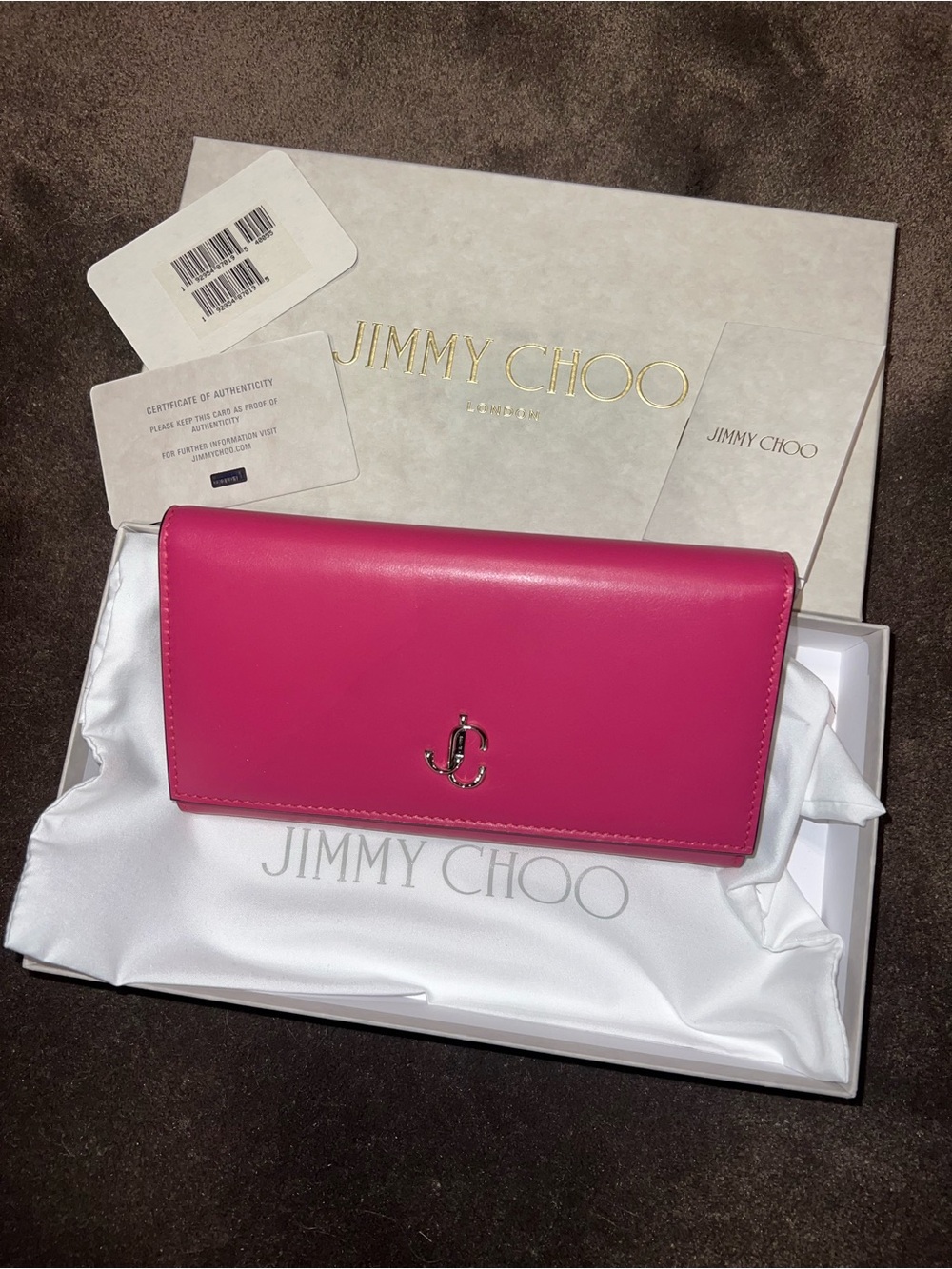 Jimmy Choo Barbie Pink Clutch